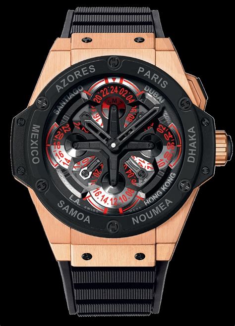 hublot king power unico gmt watch price|hublot king gold price.